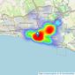 Phillips & Still - Brighton listings heatmap