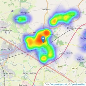 Picker Elliott - Hinckley listings heatmap