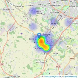 Pittaway Thompson - Kenilworth listings heatmap