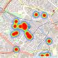 Places - Birmingham listings heatmap