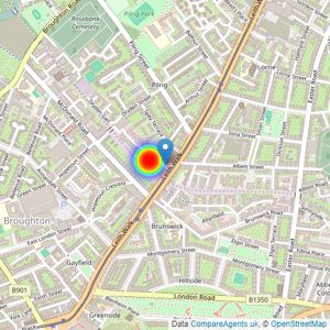 Places for People listings heatmap