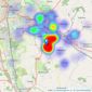 Platinum Property - Stoke On Trent listings heatmap