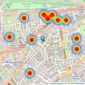 Plaza Estates - Knightsbridge listings heatmap