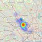 PMP International - Finchley Road listings heatmap