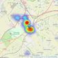 Pocock + Shaw - Newmarket listings heatmap