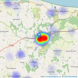 Pointens - Holt listings heatmap