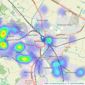 Pointons - Nuneaton listings heatmap