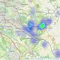 Pomphreys Property - Wishaw listings heatmap