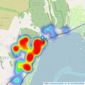 Poole Townsend - Grange Over Sands listings heatmap