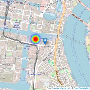 Poplar HARCA listings heatmap