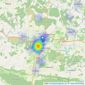 Porter Estate Agents - Covering Midhurst listings heatmap