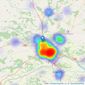 Possible Estate Agents - Perth listings heatmap