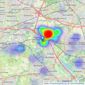 Premier Properties - Uddingston listings heatmap