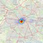 Premier Residential Lettings Ltd - Manchester listings heatmap