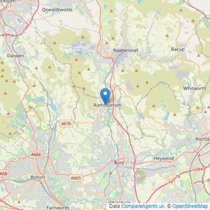 Prestige & Country Homes - Covering Manchester listings heatmap