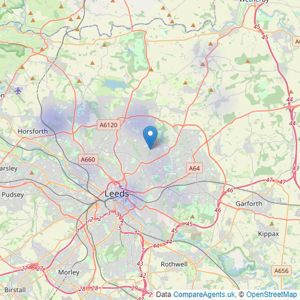 Preston Baker - Yorkshire listings heatmap