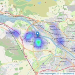 PRG Properties - Erskine listings heatmap