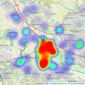 Price and Co - Westhoughton listings heatmap