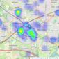 Primary Homes and Lettings - Swindon listings heatmap