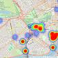 Prime London - Central and West listings heatmap