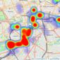 Prime London - Central London listings heatmap