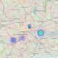 Prime Residential Property Management - London listings heatmap