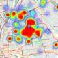 Priory Property Services - Liverpool listings heatmap