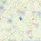 Pritchard & Company - Stratford upon Avon listings heatmap