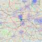 Properly - London listings heatmap