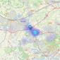 Property Assistant UK Ltd - Wokingham listings heatmap