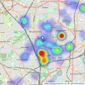 Property Inc - Harringay listings heatmap