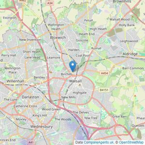 Property Local - Walsall listings heatmap