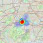 Property Partnership - Barnes listings heatmap