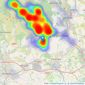 Property Plus Estate Agents - Tonyrefail listings heatmap