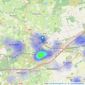 Property Webb - Bathgate listings heatmap