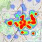 Property World - Sydenham - Sales listings heatmap