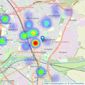 PropertyLine - Peterborough listings heatmap