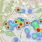 Prospect Estate Agency - Aldershot listings heatmap