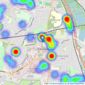 Prospect Estate Agency - Farnborough listings heatmap