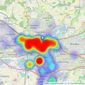 Prospect Estate Agency - Reading listings heatmap