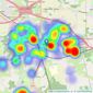 Prospect Estate Agency - Wokingham listings heatmap