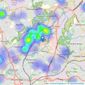 PTN Estates - Brierley Hill listings heatmap