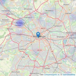 PUGH & COMPANY LIMITED - Manchester listings heatmap