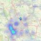 Pugh and Company - Manchester listings heatmap