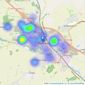 Purbeck & Co - Suffolk listings heatmap