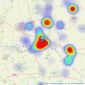 Pygott & Crone - Sleaford listings heatmap