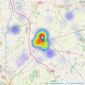 Quadrant - Bicester listings heatmap