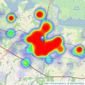 Quealy & Co - Sittingbourne listings heatmap