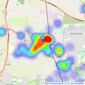 Quick & Clarke - Cottingham listings heatmap