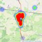 Radfords Estate Agents - Staplehurst listings heatmap